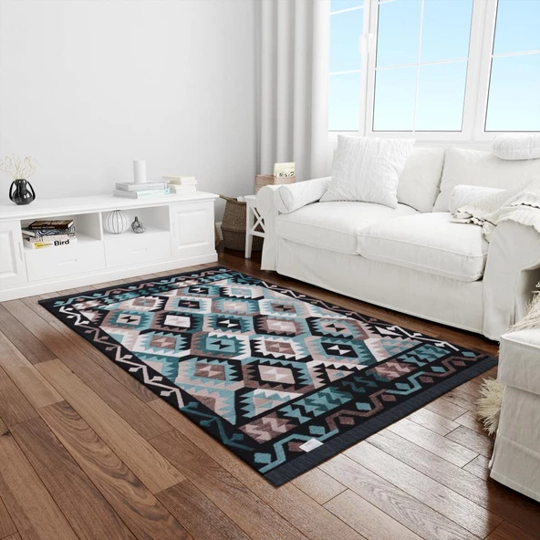 Bigghome SA1818A  Çift Taraflı Kilim 80*150 cm - 5