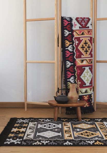 Bigghome SA1590A Çift Taraflı Kilim 80*150 cm