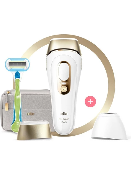 Braun Silk Expert Pro 5 PL5154 Yeni Nesil IPL + Tasarım Çanta Lazer Epilasyon Aleti