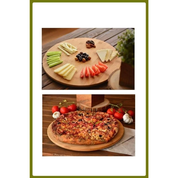 MİEN DÖNER BAMBU SUNUMLUK 33 CM - 2