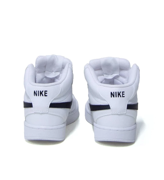 NIKE COURT VISION MID NN BOT SPOR AYAKKABI : Beyaz-Siyah - 2