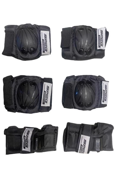 Forte Gt NBYC 971 Speq Yetişkin Bisiklet Dizlik Dirseklik Koruma Seti S Beden Siyah - 2