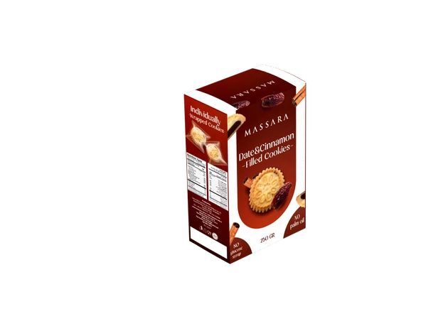 Massara Hurma&Tarçın Dolgulu Tekli Sargılı Kurabiye 250 gr