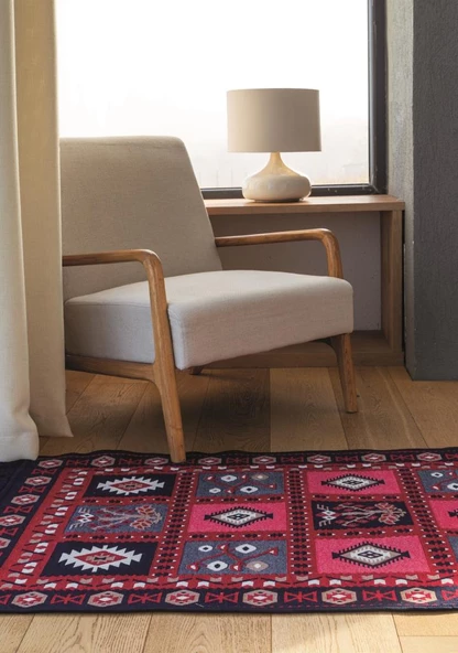 Bigghome  SA1619B Çift Taraflı Kilim 80*150 cm