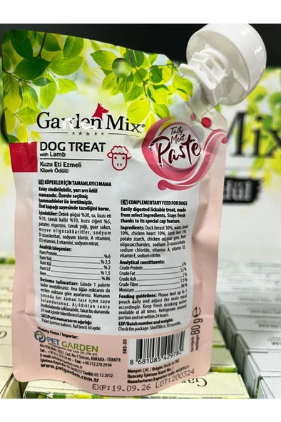 Gardenmix Kuzu Eti Ezmeli Köpek Ödülü 80gr - 2