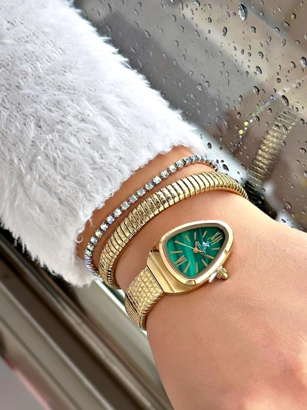 Beverly Hills Polo Club BP3747C.170 Yılan Model Kadın Kol Saati - Resim 4