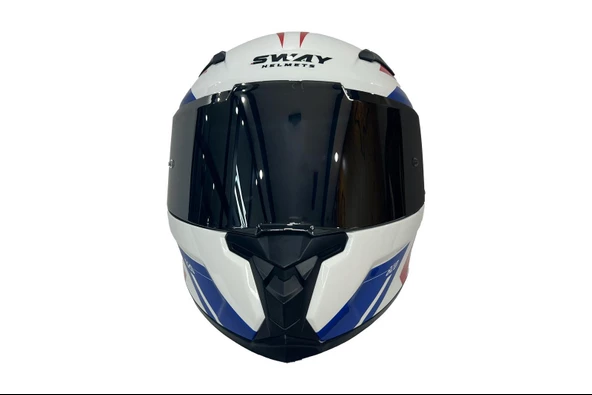 Sway 820 Full Face Aynalı Vizör Kapalı Motosiklet Kaskı 2XL Beden Dakar 2 - 6