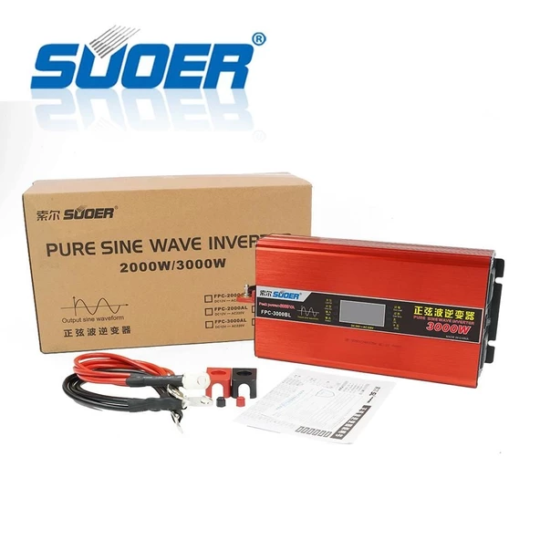 İNVERTER 3000 WATT 24 VOLT TAM SİNÜS FPC-3000BL-BOLSAT - 4