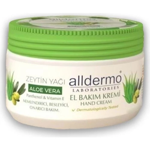 Alldermo El Bakım Kremı Aloe Vera Zeytınyagı 250 Ml