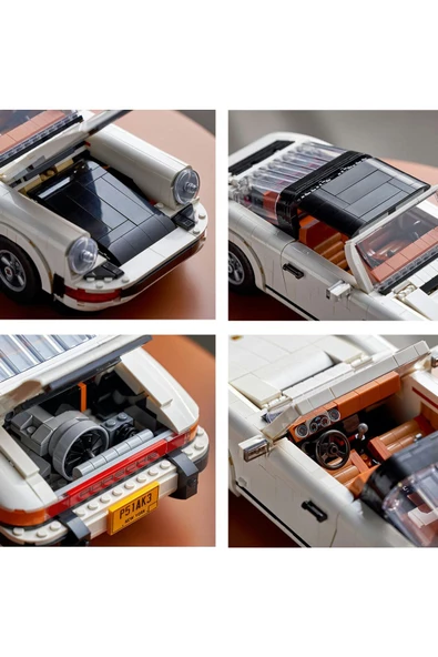 Lego Porsche 911 10295- Yetişkinler İçin Klasik Koleksiyonluk Porsche Yapım Seti (1458 Parça) - 6
