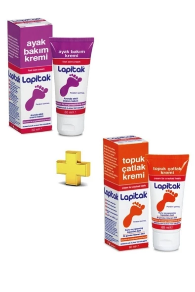 Lapitak Ayak Bakım 60 Kremi ml ve Topuk Çatlak Kremi 60 ml