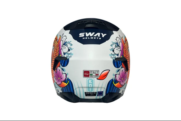 Sway 820 Full Face Aynalı Vizör Kapalı Motosiklet Kaskı L Beden Dakar 5 - 5