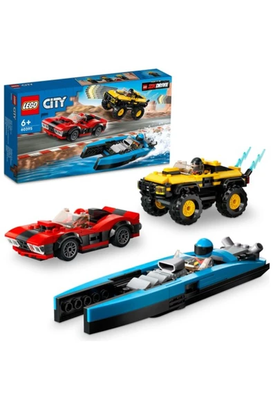 Lego City 60395 Kombo Yarış Paketi (362 Parça)