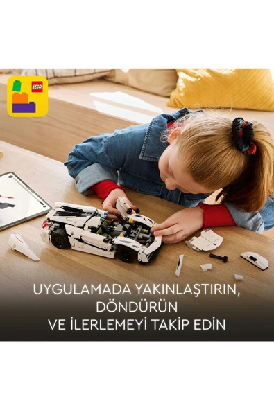 LEGO  Technic Koenigsegg Jesko Absolut Beyaz Hiper Araba 42184 - 10 Yaş ve Üzeri Yapım Set(801Parça) - 7