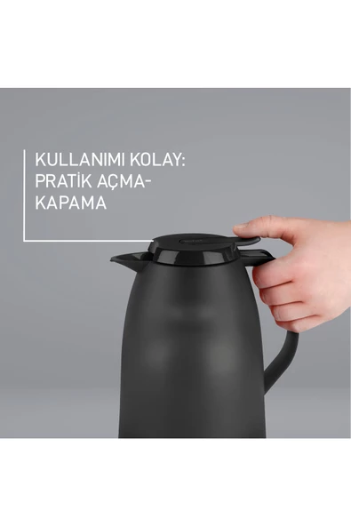 TEFAL Mambo Termos Siyah 1L - 4168430000024 - 3