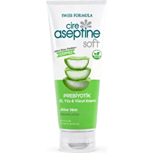 Cire Aseptine Soft Aloe Vera Nemlendirici Bakım Kremi 75 Ml