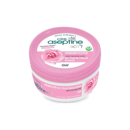 Cire Aseptine Soft Gül Prebiyotik Nemlendirici Bakım Kremi 30 Ml