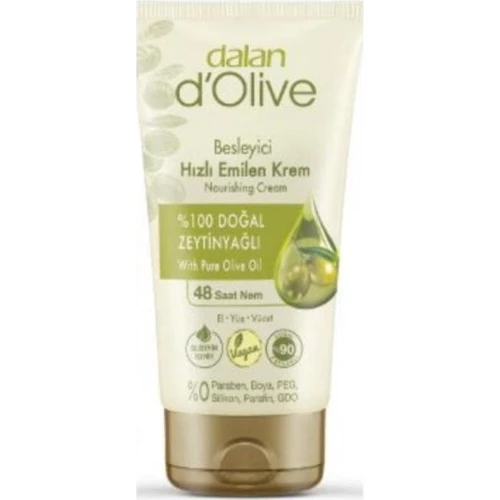 Dalan Dolive Krem Tüp 60Ml Besleyici Zeytin Yağlı