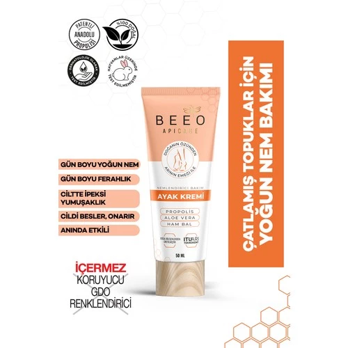 Bee'O Apicare Ayak Kremi 50 Ml