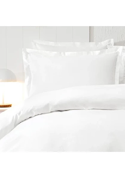 Puffy Naturalis Çift Kişilik Ranforce Yıkamalı Nevresim Takımı - Beyaz - 2