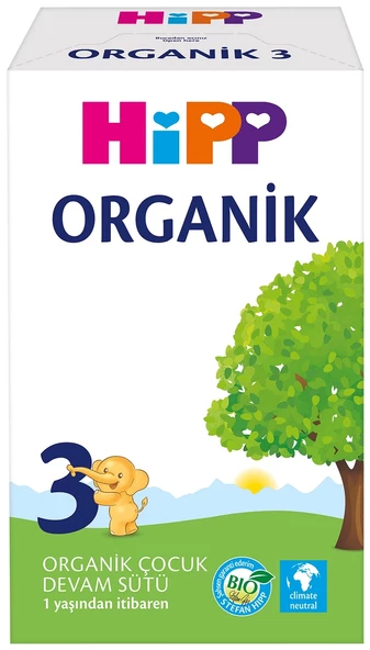 Hipp 3 Organik Devam Sütü 300 Gr