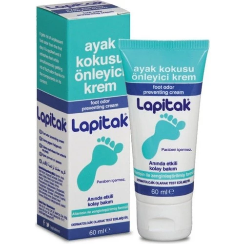 Lapitak Ayak Kokusu Önleyici Krem 60 Ml