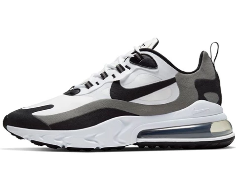 Nike Air Max 270 React White Black Metallic Pewter - 2