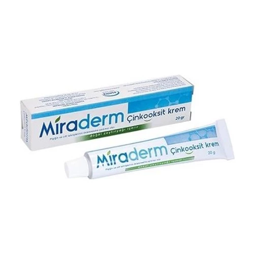 Miraderm Çinko Oksitli Pişik Kremi 20 Gr