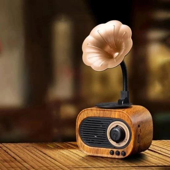 Classic Retro Style Bluettooth Hoparlör - 3