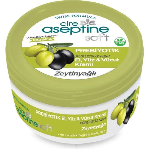 Cire Aseptine Soft Zeytinyağlı Nemlendirici Bakım Krem 100 Ml