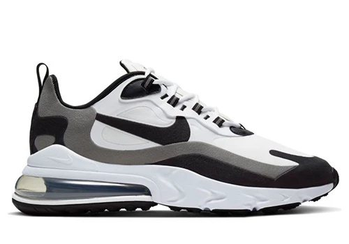 Nike Air Max 270 React White Black Metallic Pewter