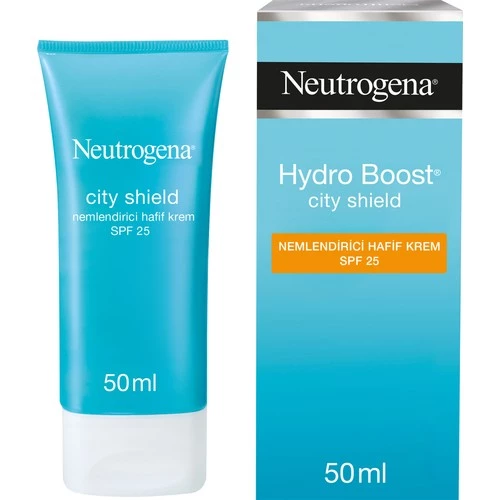 Neutrogena Hydro Boost City Shield Spf25 Yüz Güneş Kremi İçeren Nemlendirici 50Ml