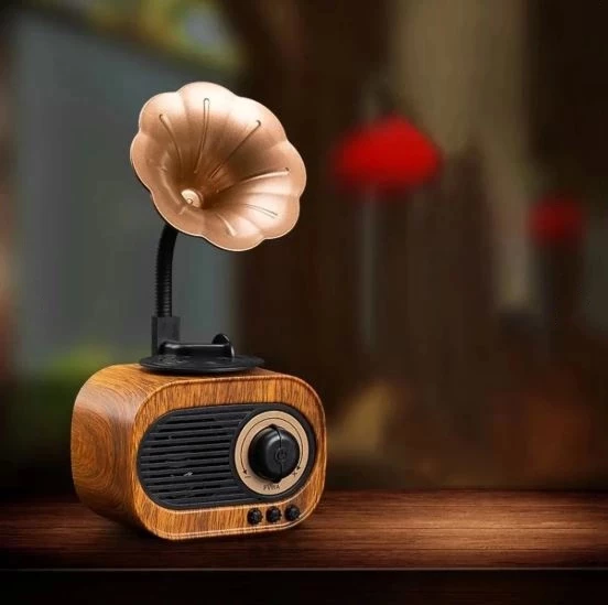 Classic Retro Style Bluettooth Hoparlör - 2