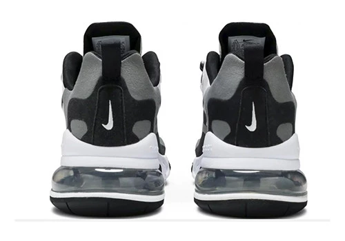 Nike Air Max 270 React White Black Metallic Pewter - Resim 4