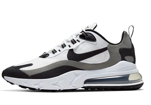 Nike Air Max 270 React White Black Metallic Pewter - Resim 2