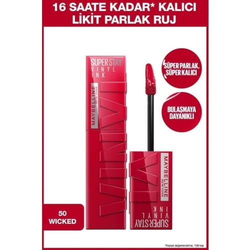 Maybellini Ruj Vınyl Ink 50 Wıcked