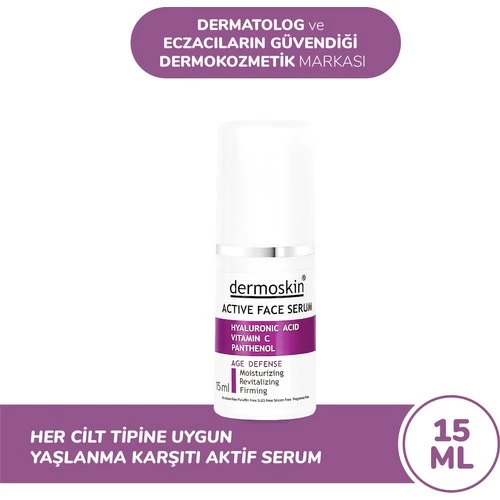 Dermoskin Aktif Yüz Serumu 15 Ml