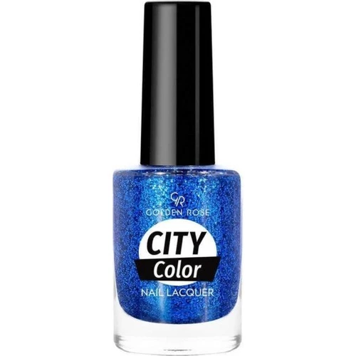 Golden Rose City Color Nail Lacquer Glitter No:108