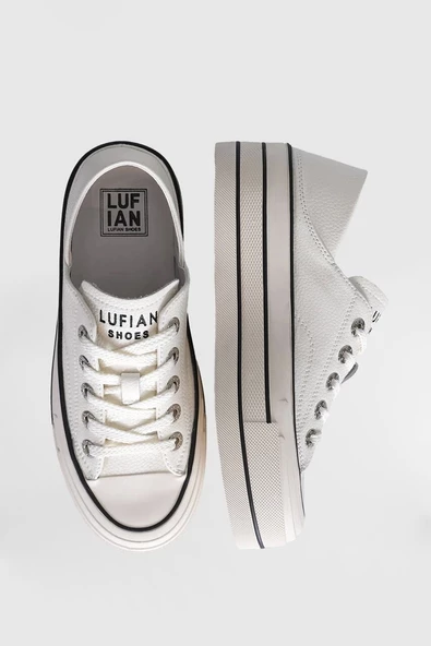 Lufian Kadın Pamela Sneaker Ayakkabı Beyaz 121230001 - 4