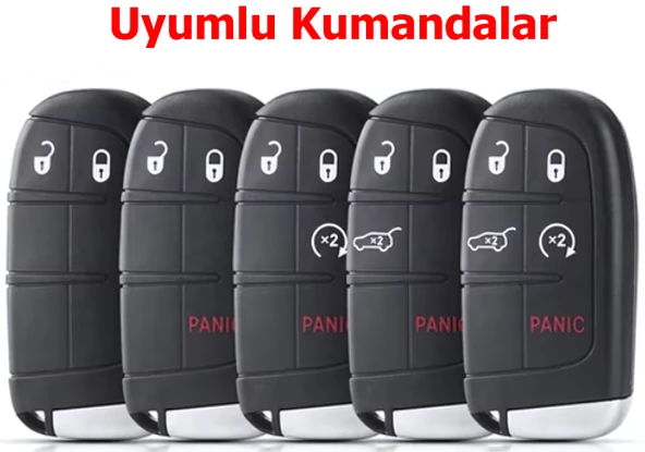 Fiat Egea Cross Uyumlu Smart Anahtar Kılıfı Kumanda Kılıfı Oto Anahtarlık Siyah Gold - Resim 5