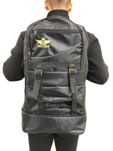 Kocamanlar Körüklü Ortopedik Çok Gözlü Gezi Seyahat Yürüyüş Kamp Spor Dağcı Sırt Çantası ürün görseli 1