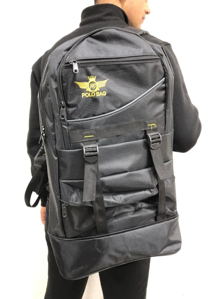 Kocamanlar Körüklü Ortopedik Çok Gözlü Gezi Seyahat Yürüyüş Kamp Spor Dağcı Sırt Çantası - Resim 5