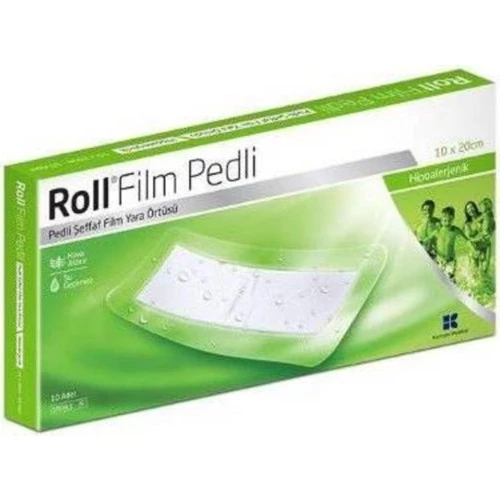 Roll Film Pedli 10X20 - Steril - Su Geçirmez - Sargı- Hipoalerjenik 1 Adet