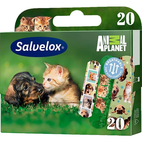 Salvelox Animal Planet 20Li Hayvan Figürlü Yara Bandı