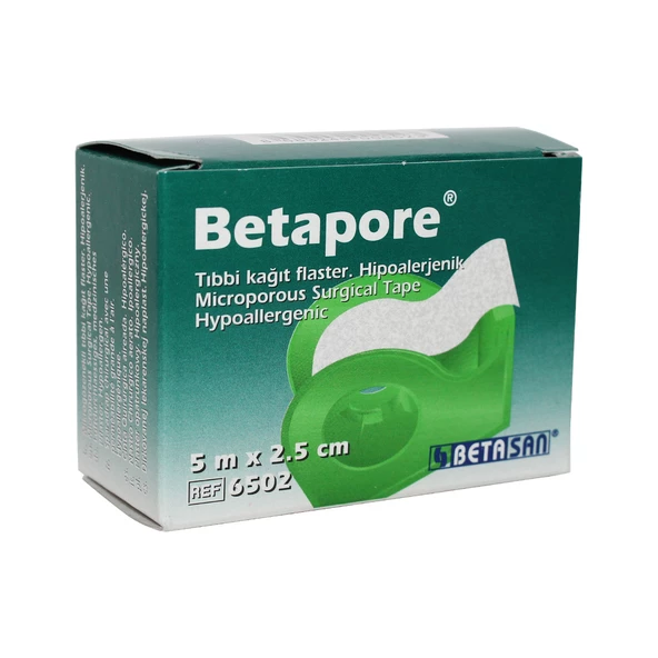 Betapore Hipoallerjenik Tıbbi Kağıt Flaster 5M X 2.5Cm