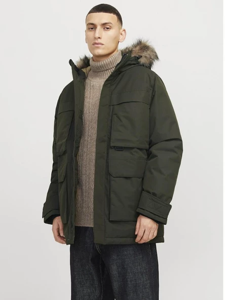 Jack Jones Star Erkek Parka 12256892 - 4