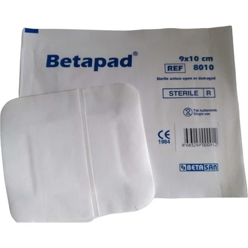 Betasan Betapad Hazır Pansuman Örtüsü 9Cm X 10Cm 8010