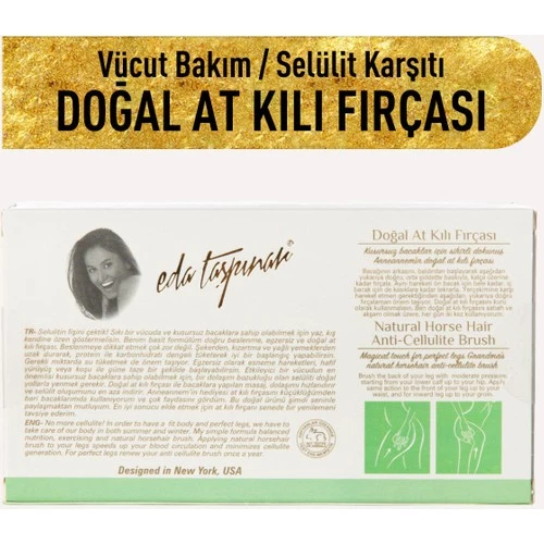 Eda Taşpınar Doğal At Kılı Fırçası Selülite Karşı Etkili