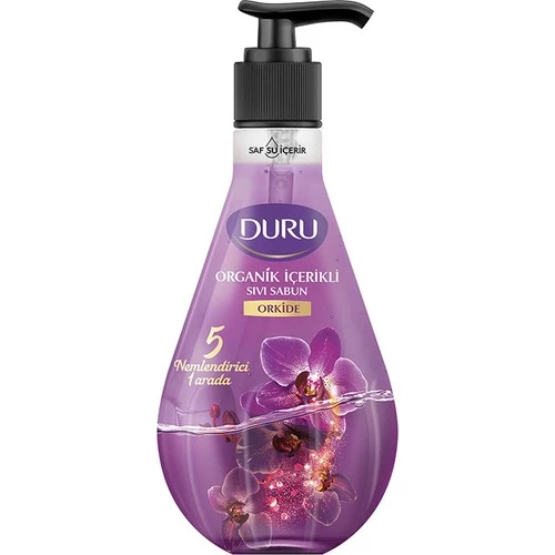 Duru Organik Içerikli Sıvı Sabun 500Ml,Orkıde