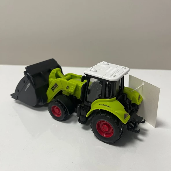 Traktör Yeşil Renk Kepçe 1:55 Ölçekli - Mavi Su Dünyası - 2